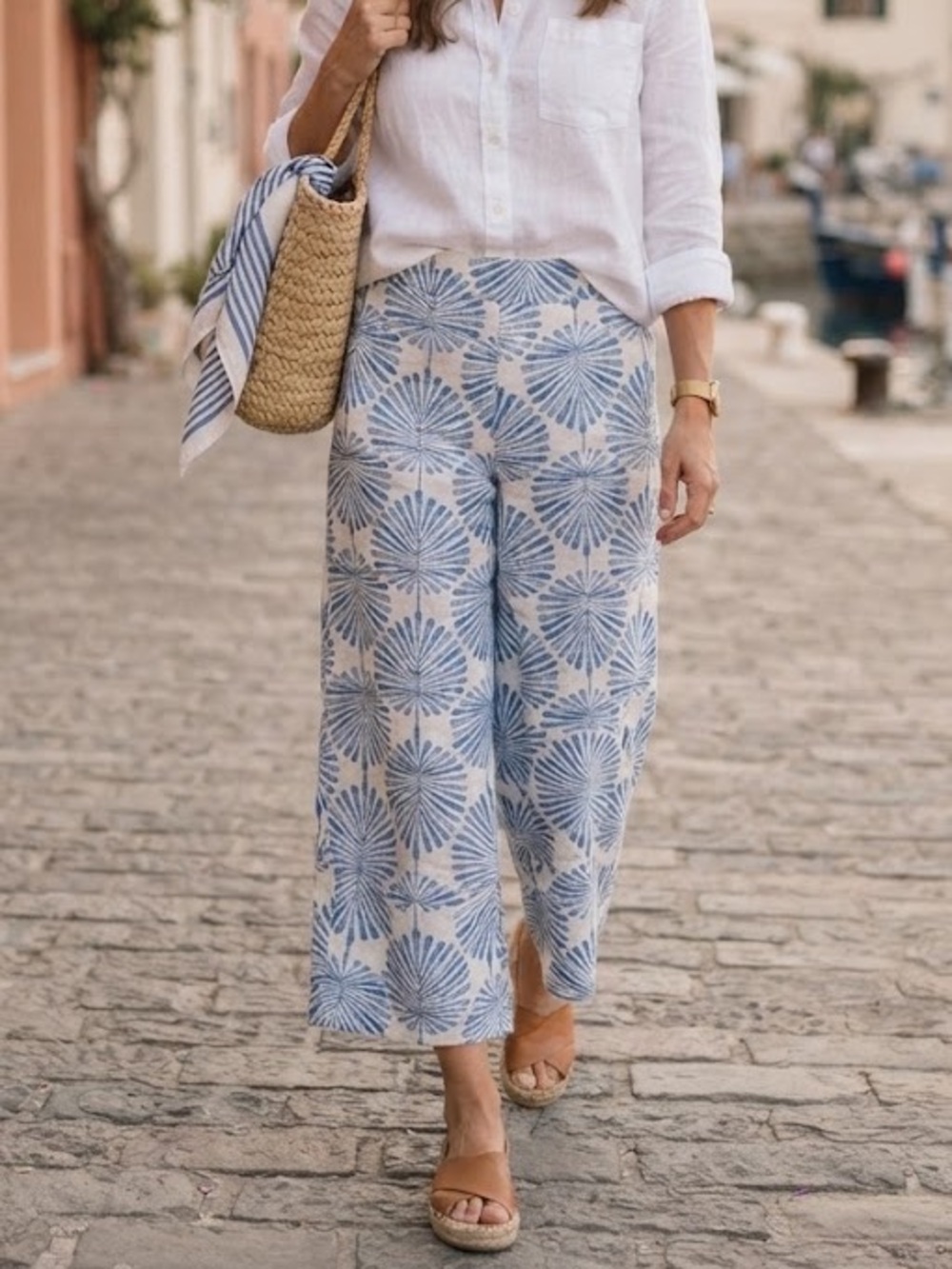 Joie 100% Linen Wide-Leg Pants - #355